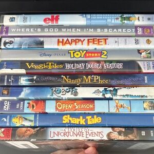 Assorted Family Movie DVD Collection